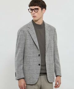 MACKINTOSH LONDON(MENS) / マッキントッシュ ロンドン 　メンズ ノーカラージャケット | 【WEB・一部店舗限定】 【Bottoli/ボットーリ】グレンチェックジャケット