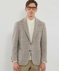 MACKINTOSH LONDON(MENS) / マッキントッシュ ロンドン 　メンズ ノーカラージャケット | 【WEB・一部店舗限定】 【Bottoli/ボットーリ】グレンチェックジャケット