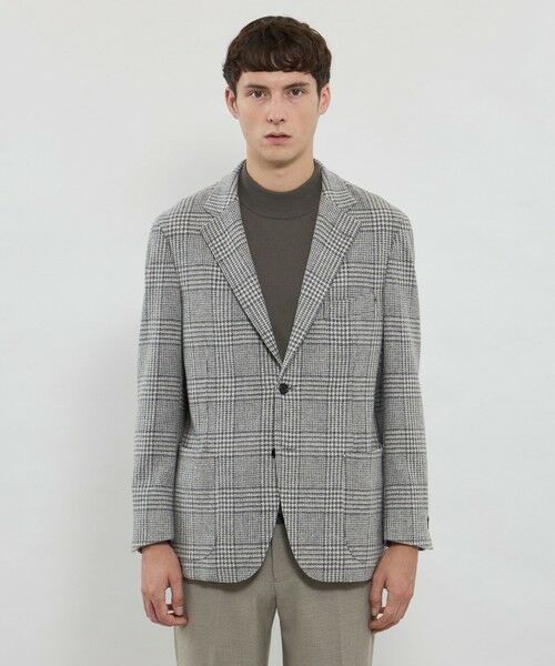 MACKINTOSH LONDON(MENS) / マッキントッシュ ロンドン 　メンズ ノーカラージャケット | 【WEB・一部店舗限定】 【Bottoli/ボットーリ】グレンチェックジャケット | 詳細3
