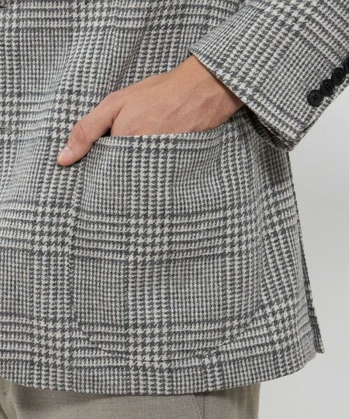 MACKINTOSH LONDON(MENS) / マッキントッシュ ロンドン 　メンズ ノーカラージャケット | 【WEB・一部店舗限定】 【Bottoli/ボットーリ】グレンチェックジャケット | 詳細7