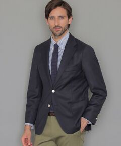 MACKINTOSH LONDON(MENS) / マッキントッシュ ロンドン 　メンズ ノーカラージャケット | 【Martin Sons/マーティンソン】ホップサックブレザー