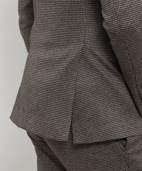 MACKINTOSH LONDON(MENS) / マッキントッシュ ロンドン メンズ ノーカラージャケット | 【WEB・一部店舗限定】【FLEX JERSEY】ハウンドトゥースジャージーセットアップジャケット | 詳細8