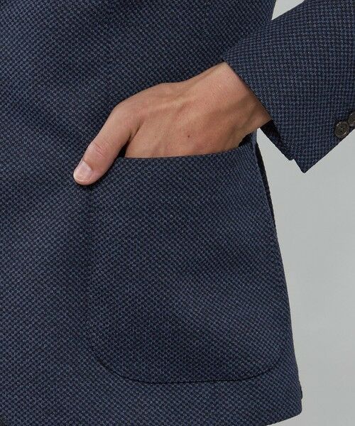 MACKINTOSH LONDON(MENS) / マッキントッシュ ロンドン メンズ ノーカラージャケット | 【FLEX JERSEY】ハニカムジャージージャケット | 詳細8