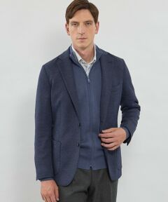 MACKINTOSH LONDON(MENS) / マッキントッシュ ロンドン 　メンズ ノーカラージャケット | 【FLEX JERSEY】ハニカムジャージージャケット