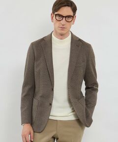 MACKINTOSH LONDON(MENS) / マッキントッシュ ロンドン 　メンズ ノーカラージャケット | 【FLEX JERSEY】ハニカムジャージージャケット
