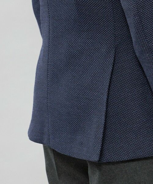 MACKINTOSH LONDON(MENS) / マッキントッシュ ロンドン 　メンズ ノーカラージャケット | 【FLEX JERSEY】ハニカムジャージージャケット | 詳細9