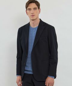 MACKINTOSH LONDON(MENS) / マッキントッシュ ロンドン 　メンズ ノーカラージャケット | 【FLEX JERSEY】キャバリーツイルジャージーセットアップジャケット