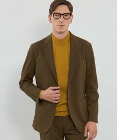 MACKINTOSH LONDON(MENS) / マッキントッシュ ロンドン 　メンズ ノーカラージャケット | 【FLEX JERSEY】キャバリーツイルジャージーセットアップジャケット