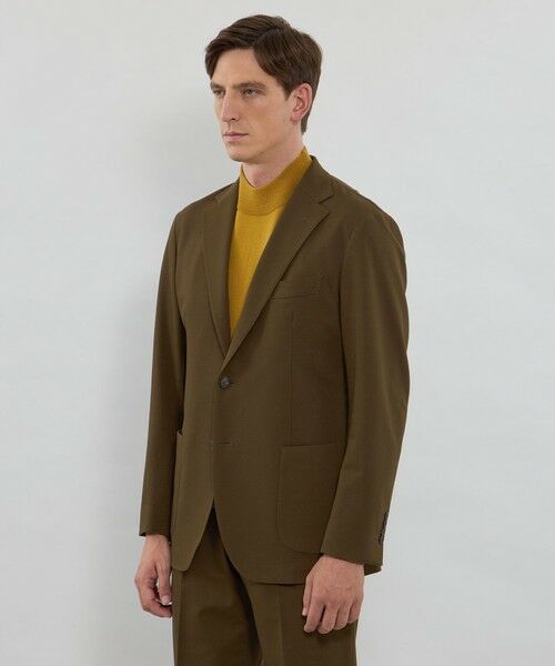 MACKINTOSH LONDON(MENS) / マッキントッシュ ロンドン メンズ ノーカラージャケット | 【FLEX JERSEY】キャバリーツイルジャージーセットアップジャケット | 詳細4