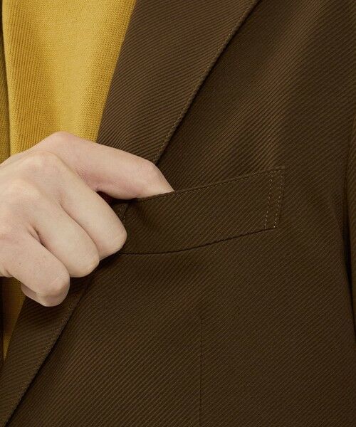 MACKINTOSH LONDON(MENS) / マッキントッシュ ロンドン メンズ ノーカラージャケット | 【FLEX JERSEY】キャバリーツイルジャージーセットアップジャケット | 詳細6