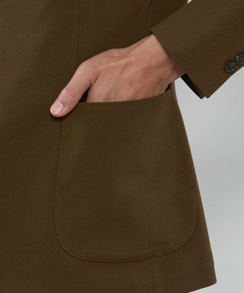 MACKINTOSH LONDON(MENS) / マッキントッシュ ロンドン メンズ ノーカラージャケット | 【FLEX JERSEY】キャバリーツイルジャージーセットアップジャケット | 詳細7