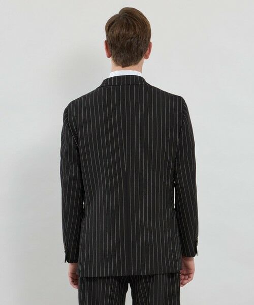 MACKINTOSH LONDON(MENS) / マッキントッシュ ロンドン メンズ ノーカラージャケット | 【ANGELICO/アンジェリコ】ピンストライプ ダブルブレステッド4Bジャケット | 詳細4