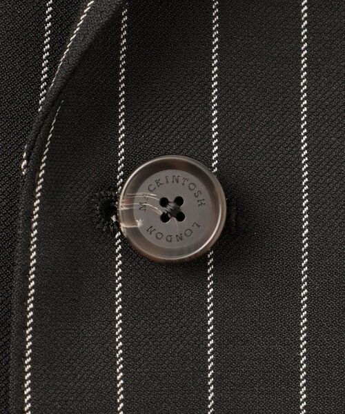 MACKINTOSH LONDON(MENS) / マッキントッシュ ロンドン メンズ ノーカラージャケット | 【ANGELICO/アンジェリコ】ピンストライプ ダブルブレステッド4Bジャケット | 詳細8