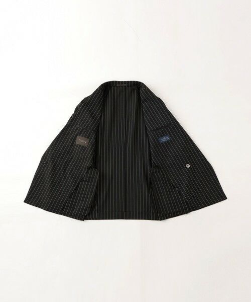 MACKINTOSH LONDON(MENS) / マッキントッシュ ロンドン メンズ ノーカラージャケット | 【ANGELICO/アンジェリコ】ピンストライプ ダブルブレステッド4Bジャケット | 詳細9