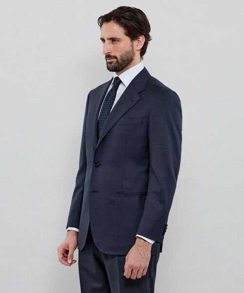 MACKINTOSH LONDON(MENS) / マッキントッシュ ロンドン 　メンズ セットアップ | ウールシルク ツイルスーツ | 詳細3