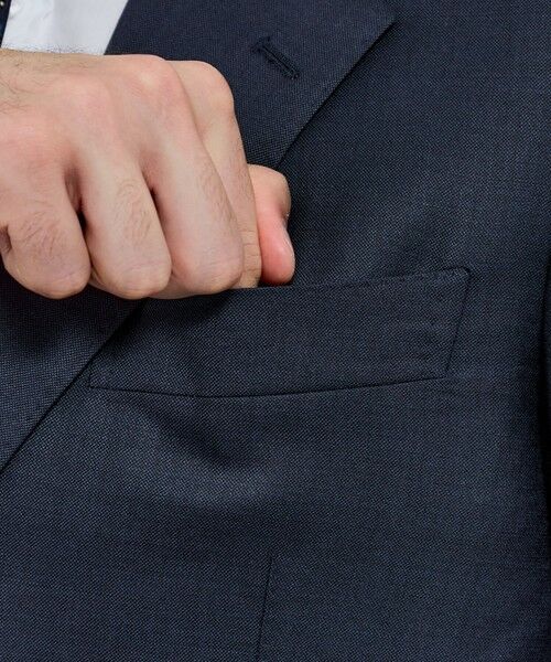 MACKINTOSH LONDON(MENS) / マッキントッシュ ロンドン 　メンズ セットアップ | ウールシルク ツイルスーツ | 詳細6