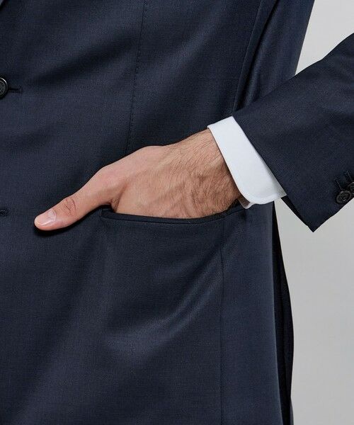 MACKINTOSH LONDON(MENS) / マッキントッシュ ロンドン 　メンズ セットアップ | ウールシルク ツイルスーツ | 詳細7