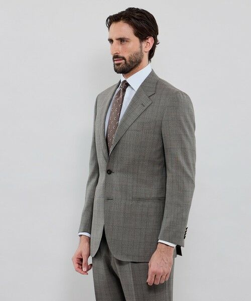 MACKINTOSH LONDON(MENS) / マッキントッシュ ロンドン メンズ セットアップ | ウールシルク グレンチェックスーツ | 詳細3