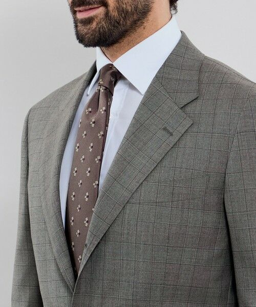 MACKINTOSH LONDON(MENS) / マッキントッシュ ロンドン メンズ セットアップ | ウールシルク グレンチェックスーツ | 詳細5