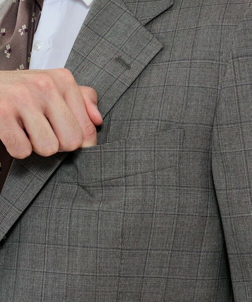 MACKINTOSH LONDON(MENS) / マッキントッシュ ロンドン メンズ セットアップ | ウールシルク グレンチェックスーツ | 詳細6