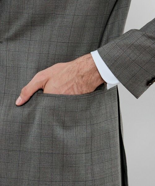 MACKINTOSH LONDON(MENS) / マッキントッシュ ロンドン メンズ セットアップ | ウールシルク グレンチェックスーツ | 詳細7