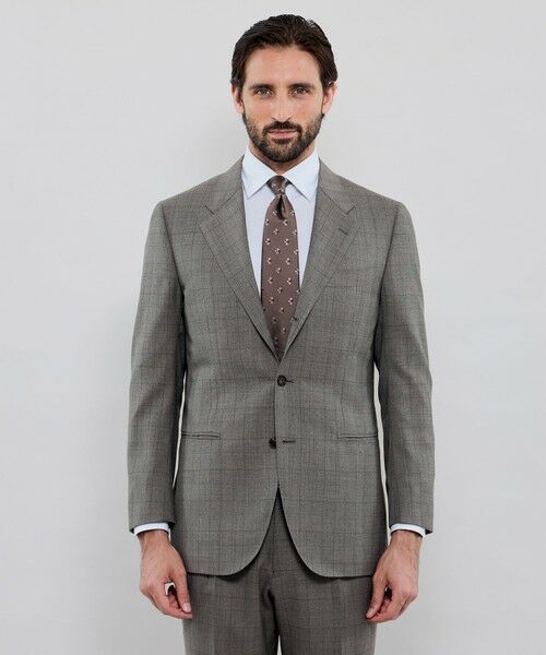 MACKINTOSH LONDON(MENS) / マッキントッシュ ロンドン メンズ セットアップ | ウールシルク グレンチェックスーツ | 詳細2