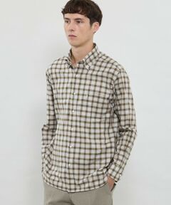 MACKINTOSH LONDON(MENS) / マッキントッシュ ロンドン 　メンズ シャツ・ブラウス | ピーチチェックボタンダウンシャツ