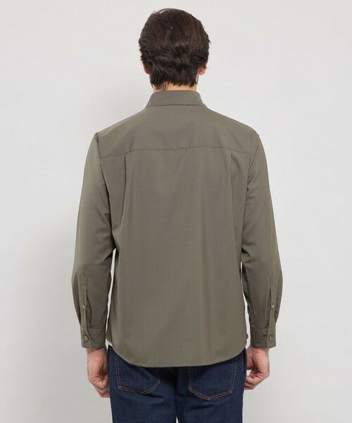 MACKINTOSH LONDON(MENS) / マッキントッシュ ロンドン 　メンズ シャツ・ブラウス | ウールポリエステル フルジップシャツブルゾン | 詳細4