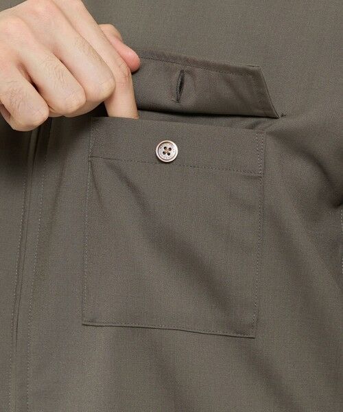 MACKINTOSH LONDON(MENS) / マッキントッシュ ロンドン 　メンズ シャツ・ブラウス | ウールポリエステル フルジップシャツブルゾン | 詳細5