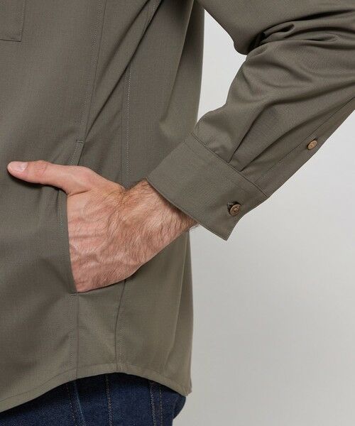 MACKINTOSH LONDON(MENS) / マッキントッシュ ロンドン 　メンズ シャツ・ブラウス | ウールポリエステル フルジップシャツブルゾン | 詳細6