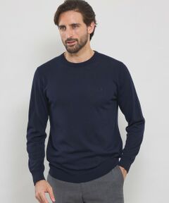 MACKINTOSH LONDON(MENS) / マッキントッシュ ロンドン 　メンズ ニット・セーター | 14ゲージウォッシャブルウールクルーネックニット