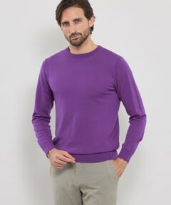 MACKINTOSH LONDON(MENS) / マッキントッシュ ロンドン 　メンズ ニット・セーター | 14ゲージウォッシャブルウールクルーネックニット