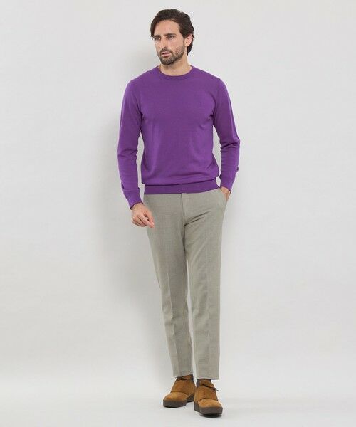 MACKINTOSH LONDON(MENS) / マッキントッシュ ロンドン 　メンズ ニット・セーター | 14ゲージウォッシャブルウールクルーネックニット | 詳細6