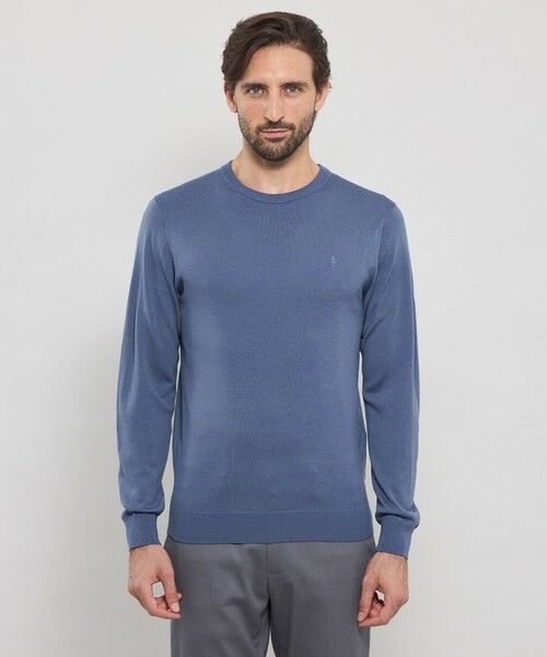 MACKINTOSH LONDON(MENS) / マッキントッシュ ロンドン 　メンズ ニット・セーター | 14ゲージウォッシャブルウールクルーネックニット | 詳細8
