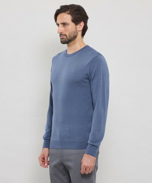 MACKINTOSH LONDON(MENS) / マッキントッシュ ロンドン 　メンズ ニット・セーター | 14ゲージウォッシャブルウールクルーネックニット | 詳細9