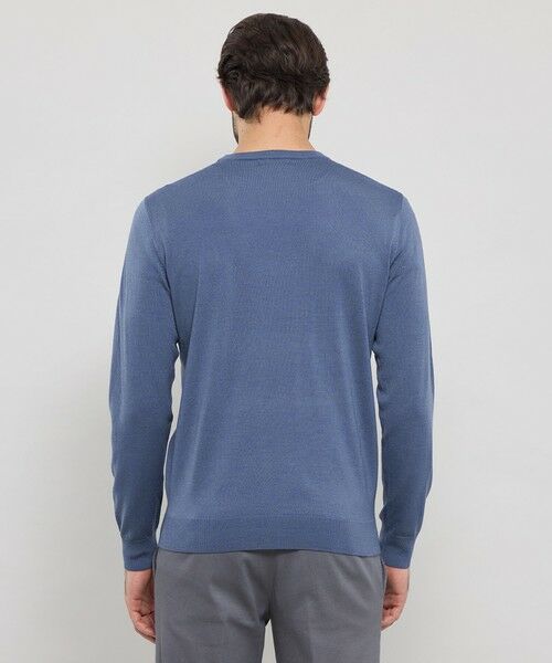 MACKINTOSH LONDON(MENS) / マッキントッシュ ロンドン 　メンズ ニット・セーター | 14ゲージウォッシャブルウールクルーネックニット | 詳細10