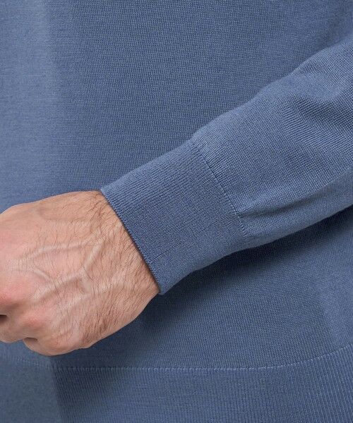 MACKINTOSH LONDON(MENS) / マッキントッシュ ロンドン 　メンズ ニット・セーター | 14ゲージウォッシャブルウールクルーネックニット | 詳細11