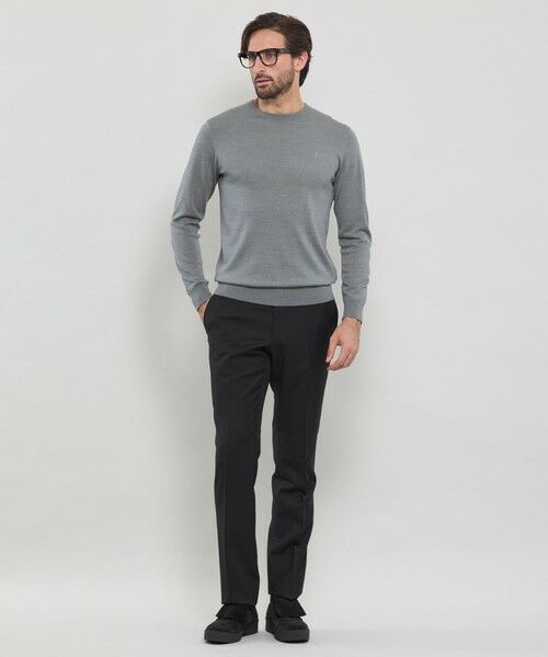 MACKINTOSH LONDON(MENS) / マッキントッシュ ロンドン 　メンズ ニット・セーター | 14ゲージウォッシャブルウールクルーネックニット | 詳細1