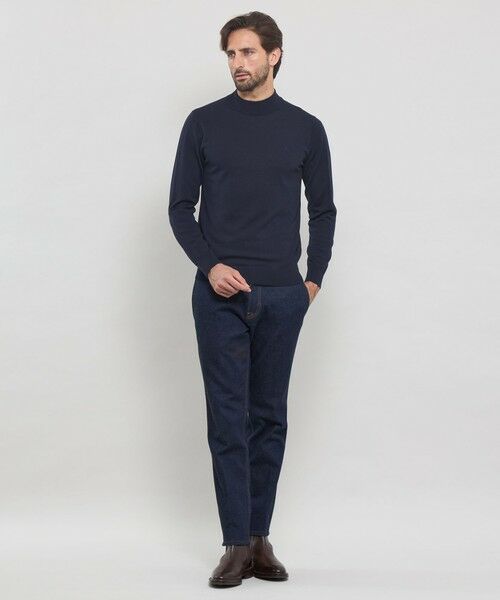 MACKINTOSH LONDON(MENS) / マッキントッシュ ロンドン 　メンズ ニット・セーター | 14ゲージウォッシャブルウールモックネックニット | 詳細4