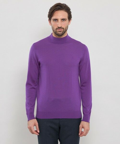 MACKINTOSH LONDON(MENS) / マッキントッシュ ロンドン 　メンズ ニット・セーター | 14ゲージウォッシャブルウールモックネックニット | 詳細6