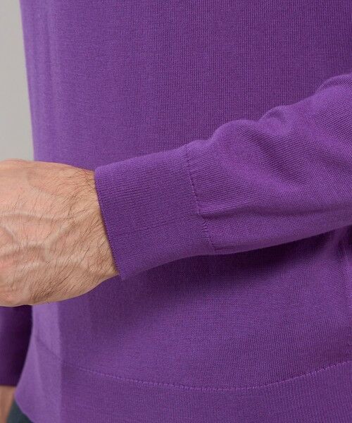 MACKINTOSH LONDON(MENS) / マッキントッシュ ロンドン 　メンズ ニット・セーター | 14ゲージウォッシャブルウールモックネックニット | 詳細9