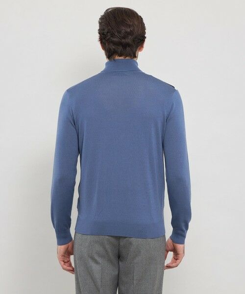 MACKINTOSH LONDON(MENS) / マッキントッシュ ロンドン メンズ ニット・セーター | 14ゲージインターシャアーガイルタートルネックニット | 詳細5