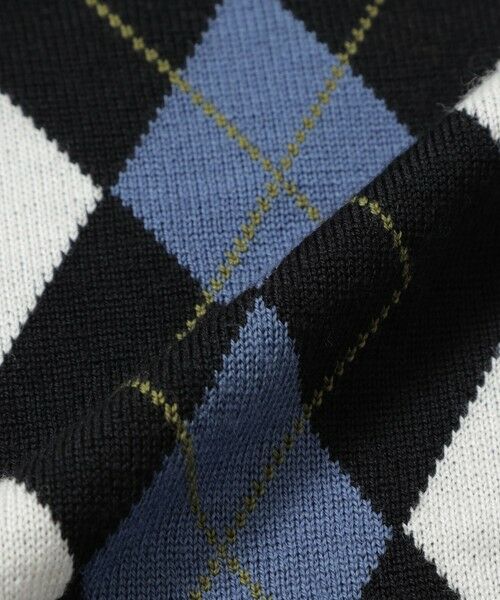 MACKINTOSH LONDON(MENS) / マッキントッシュ ロンドン メンズ ニット・セーター | 14ゲージインターシャアーガイルタートルネックニット | 詳細7