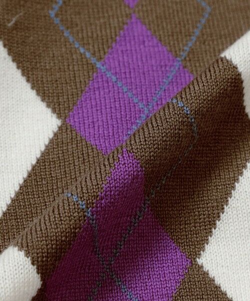 MACKINTOSH LONDON(MENS) / マッキントッシュ ロンドン メンズ ニット・セーター | 14ゲージインターシャアーガイルタートルネックニット | 詳細8