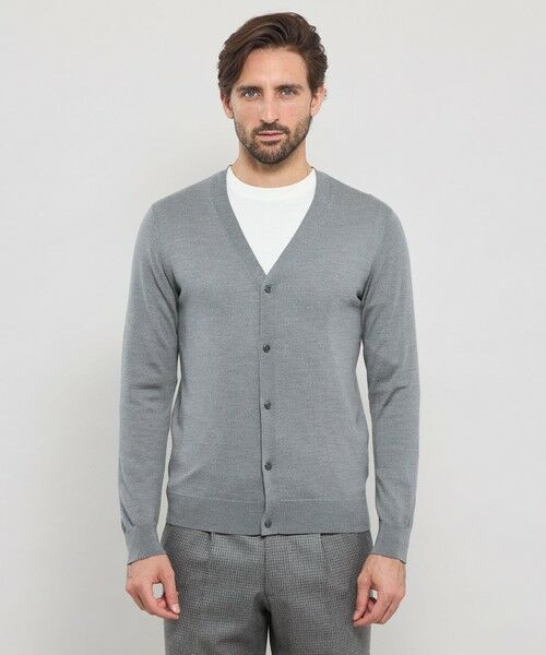 MACKINTOSH LONDON(MENS) / マッキントッシュ ロンドン 　メンズ ニット・セーター | 14ゲージウォッシャブルウールカーディガン | 詳細4