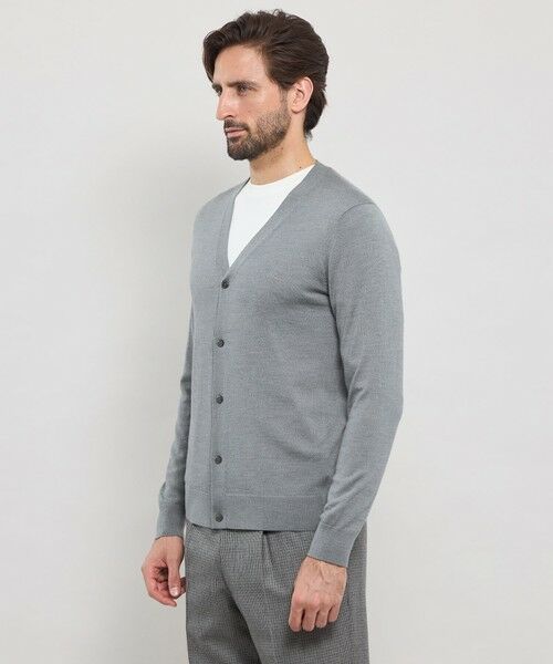 MACKINTOSH LONDON(MENS) / マッキントッシュ ロンドン 　メンズ ニット・セーター | 14ゲージウォッシャブルウールカーディガン | 詳細5