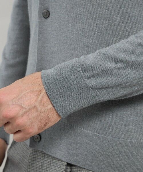 MACKINTOSH LONDON(MENS) / マッキントッシュ ロンドン 　メンズ ニット・セーター | 14ゲージウォッシャブルウールカーディガン | 詳細7