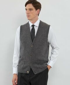 MACKINTOSH LONDON(MENS) / マッキントッシュ ロンドン 　メンズ ニット・セーター | ウールアルパカニットベスト