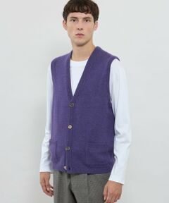 MACKINTOSH LONDON(MENS) / マッキントッシュ ロンドン 　メンズ ニット・セーター | ウールアルパカニットベスト
