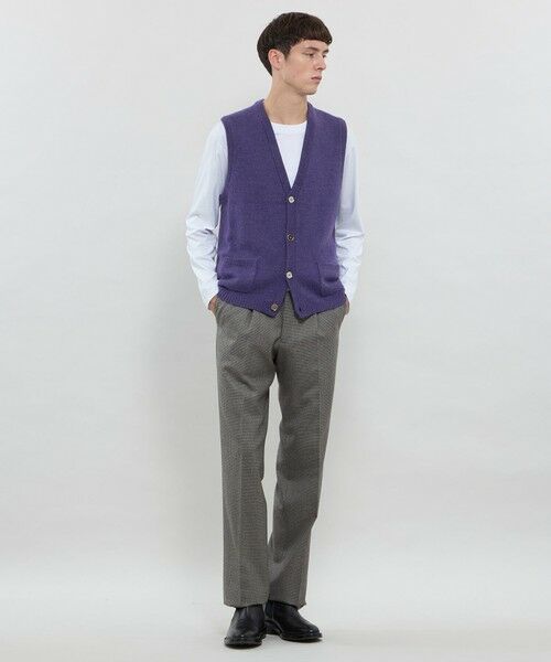 MACKINTOSH LONDON(MENS) / マッキントッシュ ロンドン 　メンズ ニット・セーター | ウールアルパカニットベスト | 詳細3